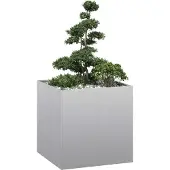 Prolenta Maison Exclusive - Pflanzkübel 80x80x80 cm Verzinkter Stahl