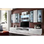 Xl Moebel Gmbh Wohnwand Designer TV-Ständer Wohnzimmer Einrichtung Holz Modern Möbel