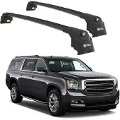 TURTLE DACHTRÄGER AIR-2 , Schwarz GMC YUKON GMTK2UG 2015 - 2020 (SUV)