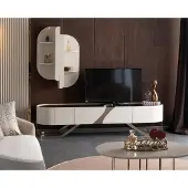 Xl Moebel Gmbh Wohnwand Sideboard Wandregal Fernsehschrank Lowboard TV Verspiegelt