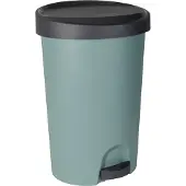 Eda Plastiques EDA Tret-Abfallbehälter Stepy 27 Liter PP eukalytusgrün