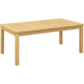 Syfax Couchtisch Helles Akazienholz 110 x 60 x 45 cm