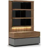 Xl Moebel Gmbh Wohnzimmermöbel Wohnwand 320 cm Einrichtung Braun Luxus Wand Regale