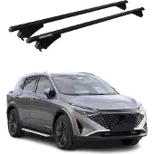 Menabo Grundträger Dachträger für Nissan Qashqai 2021-2025 ABE Alu Schwarz 2x