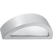 Sollux Wandleuchte Keramik ATENA grau 1xE27 15W Keramik/Glas 10x14.5x40.5cm