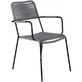 Ebuy24 Stuhl Lindos Grau 2er-Pack
