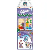 Jacobs Milka Adventskalender 3D Haus mit Schokoladenfüllung Packung 223g