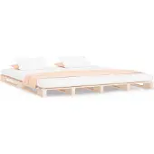 Syfax Palettenbett 180x200 cm Massivholz