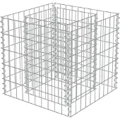 vidaXL "2026 Aktion" Gabionen-Hochbeet Verzinkter Stahl 50×50×50 cm - DEMöbel3673238
