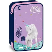 ARS UNA Schule Federmäppchen Cute Animals Einhorn
