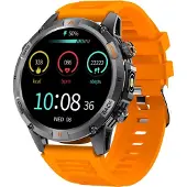 INF Multifunktionale Smartwatch mit Gesundheitsüberwachung und GloryFit App Orange
