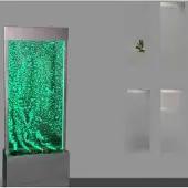 AEA Trennwand Designer Edelstahl Wassersäulen Säulen Wände Led Wand Wandpaneel Neu