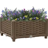 vidaXL Design Möbel Hochbeet 40x40x23 cm Polypropylen - 2024 Neu