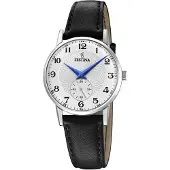 Festina Damen Uhr Casual Leder Armbanduhr schwarz UF20570/1