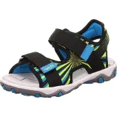 Superfit Mike 3.0 Kinder Sandalen, Schwarz/Gelb, 26