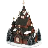 Luville Die Stabkirche l25.5xb19.5xh1 cm (multi)
