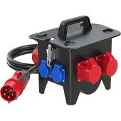 Pce Stromverteiler RIED, 1x CEE 32A, 2x CEE 16A, 3x SSD 16A, IP54