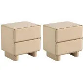 Vente-unique Nachttisch Aunela Beige 56.5 cm