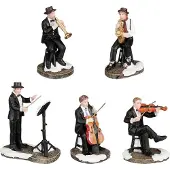 Luville Musikanten 5 Stück l3.5xw5.5xh7 cm (multi)