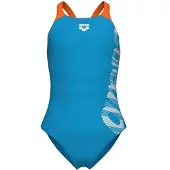 Arena Kinder Schwimmanzug GIRL'S GRAPHIC SWIMSUIT V BACK