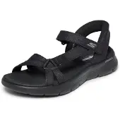 SKECHERS Sandale "GO WALK FLEX SANDAL-ILLUMINATE" Sandalette, Trekking Sandale mit Gogo Mat Fußbett