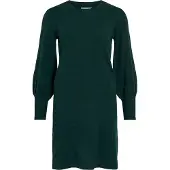 Vila Strickkleid "VIKERRY O-NECK KNIT DRESS - NOOS" Materialmix, regular fit
