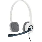 Logitech H150 Kopfhörer mit Mikrofon, Stereo-Headset, Mikrofon und Kopfbügel Verstellbar, Schaumstoff-Ohrpolster, Audio/Mikrofon Dualanschluss mit zwei 3,5mm Klinken, PC/Laptop - Weiß
