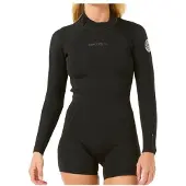 Rip Curl D/patrol 2/2 Mm Spring Damen-langarm-shorty Mit Rückenreißverschluss