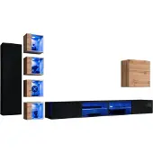 AEA Modern Möbel Designer Wohnwand Einrichtung Luxus Garnitur Neu Wandschrank