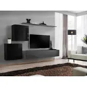 AEA Wohnzimmermöbel Set Designer Wohnwand Sideboard 2x Wandschrank 4tlg Designer Neu