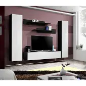 Xl Moebel Gmbh Wohnwand Weiß Stil Design Lowboard TV-Ständer Holz Wandschrank Neu