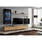 Xl Moebel Gmbh Wohnwand Hänge Vitrine Wandschrank Designer TV-Ständer Einrichtung Regale Modern