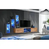 Xl Moebel Gmbh 3x Wandschrank Wohnwand Set 4tlg Wohnzimmermöbel Wand Regale Sideboard