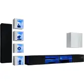 Xl Moebel Gmbh Komplett Wohnwand Wandschrank Holzmöbel Modern Set 7tlg Einrichtung Neu