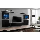 Xl Moebel Gmbh Schwarz Wohnwand Wohnzimmermöbel Luxus Wand Schrank Komplett Designer Neu