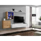 AEA Design Luxus Wohnwand Regal Wand Schrank Vitrine Regale Wohn Zimmer Einrichtung