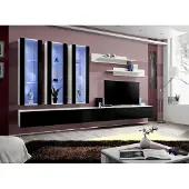 Xl Moebel Gmbh Luxus Wohnwand Holzmöbel Wohnzimmer Wandregal Designer Hänge Vitrine Neu