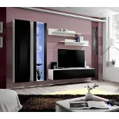 AEA Modern Wohnwand Hänge Vitrine rtv Wohnzimmer Wandschrank TV Ständer Regale