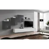 AEA Luxus Wohnzimmer Wohnwand TV Ständer Einrichtung Moderne Wandregal Design