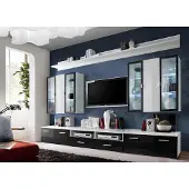 AEA Wohnwand TV Ständer Luxus TV-Ständer Holz Modern Designer Wohnzimmer