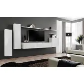 Xl Moebel Gmbh Wohnwand Wohnzimmer Set 7tlg Sideboard Wandregal Weiß TV-Ständer Wandschrank