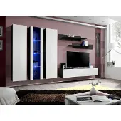 Xl Moebel Gmbh Wohnwand Modern Vitrine TV-Ständer Wandschrank Wohnzimmer Wand Regale Neu