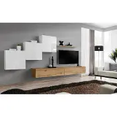 AEA Wohnzimmer Tv-Ständer 3x Wandschrank Wandregal Luxus Design Sideboarad Wohnwand