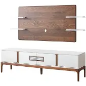 AEA Wohnzimmer Set Wohnwand 2tlg. Exklusive Sideboard und TV-Wandpaneel neu