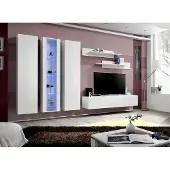 Xl Moebel Gmbh Wohnwand Hänge Vitrine Designer TV-Ständer Wohnzimmer Einrichtung Holz Modern