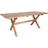 Ebuy24 Muline Gartentisch 90x200 cm Teakholz massiv.