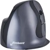 Evoluent VMDSW, rechts, Vertikale Ausführung, Laser, RF Wireless, Schwarz, Grau