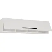 VCM Holzregal hängend | platzsparendes Regal | Maße: H. 115 x B. 30 x T. 30 cm | Elegantes Regal hängend | Aufbewahrungsregal | Bücherregal | Wandboard - Arila XL