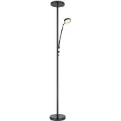 Globo Stehleuchte Metall schwarz matt, LED