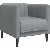 vidaXL Sessel Dunkelgrau Stoff